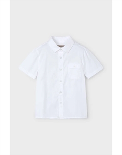 Хлопковая рубашка для детей, белый Mayoral