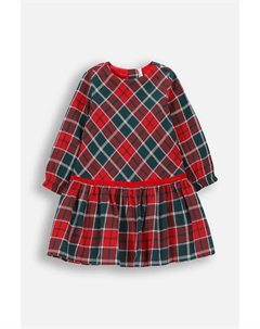 Хлопковое платье для новорожденных, белый Coccodrillo