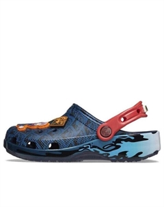 Кроссовки jujutsu kaisen classic clogs 'blue red', синий Crocs