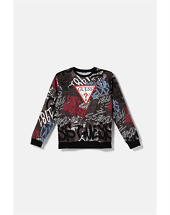 Детская хлопковая толстовка, синий Guess