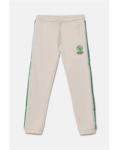 Спортивные брюки из хлопка для мальчиков, бежевый Guess
