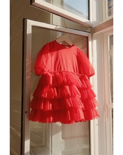 Платье для маленькой девочки FAY DRESS GRS, красный Konges slojd