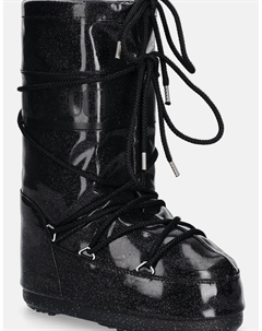 Детские зимние ботинки ICON GLITTER, черный Moon boot