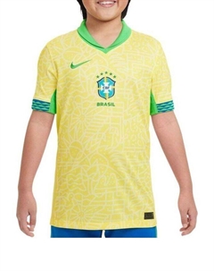 Спортивная футболка dri-dit brazil 2024 stadium home soccer replica jersey 'yellow', желтый Nike