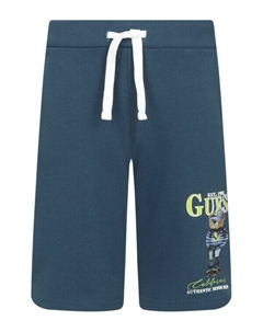 Шорты детские с рисунком, синий Guess