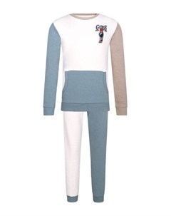 Спортивный костюм хлопковый, белый Guess