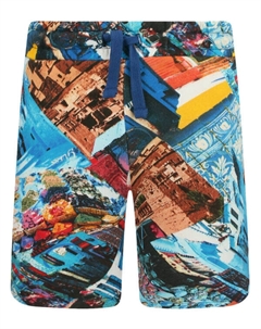 Шорты детские с принтом, мультиколор Guess