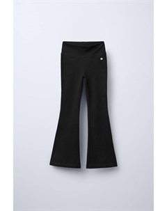 Расклешенные леггинсы, черный Zara