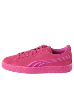 Кроссовки suede classic badge 'shocking pink', розовый Puma