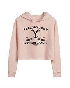 Укороченная худи с рисунком Arrows Yellowstone "Dutton Ranch" для юниоров Licensed character
