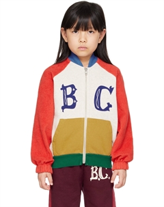 Детская толстовка «BC» в винтажном стиле с цветными блоками Bobo choses