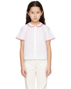 Детская белая блузка Ezzie Bonpoint