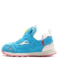 Кроссовки doraemon x instapump fury 'blue white', синий Reebok