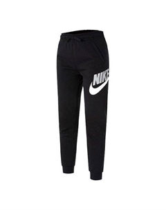 Брюки logo printing bundle feet sports pants/trousers/joggers boy black, черный Nike