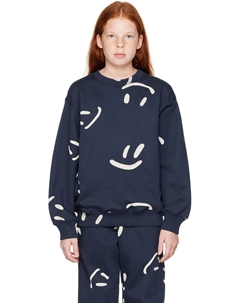 Детская темно-синяя толстовка Monty Molo