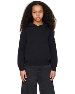 Детская толстовка с капюшоном из органического хлопка 61620 Junior Stone island