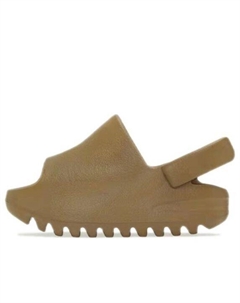 Тапочки yeezy slide 'ochre', коричневый Adidas