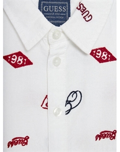 Рубашка стандартного кроя, белый Guess