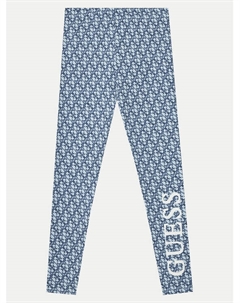 Леггинсы стандартной посадки, синий Guess