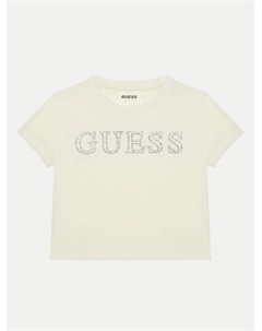 Футболка стандартного кроя, черный Guess