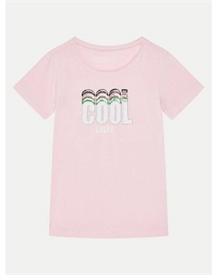 Футболка стандартного кроя, розовый Guess