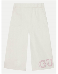 Спортивные брюки стандартного кроя, экрю Guess