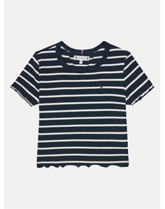 Футболка узкого кроя, синий Tommy hilfiger