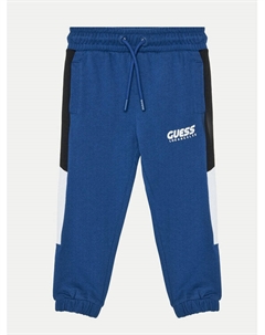 Спортивные брюки свободного кроя, синий Guess