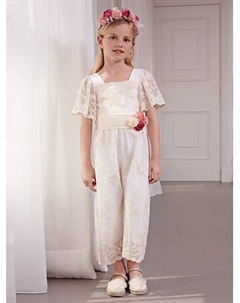 Комбинезон стандартной посадки, экрю Abel & lula