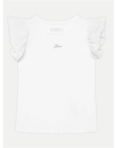 Блуза стандартного кроя, белый Guess