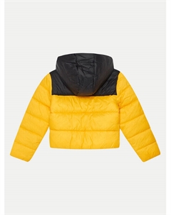 Пуховик стандартного кроя, желтый 4f