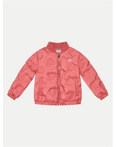 Переходная куртка стандартного кроя, розовый Guess