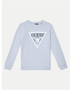 Толстовка обычного кроя, голубой Guess