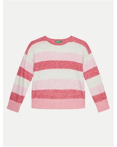 Свитер обычного кроя, розовый United colors of benetton