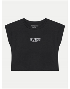 Футболка свободного покроя, черный Guess