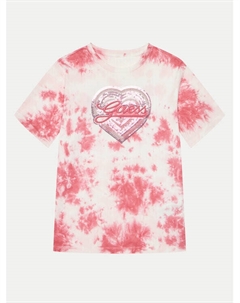 Футболка оверсайз, розовый Guess