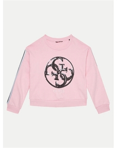 Толстовка обычного кроя, розовый Guess