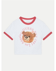 Футболка стандартного кроя, белый Guess