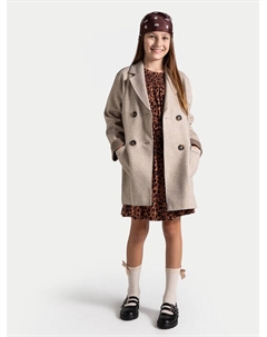 Переходное пальто стандартного кроя, бежевый Coccodrillo