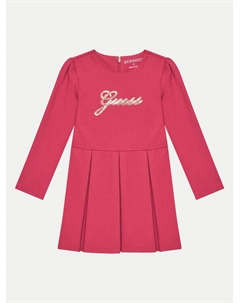 Платье на каждый день, стандартного кроя, красный Guess