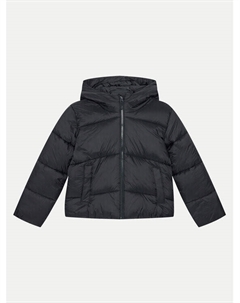 Пуховик свободного кроя, черный 4f