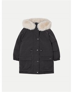 Парка стандартной посадки, черный Mayoral