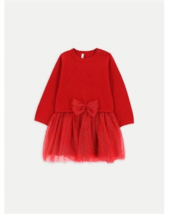 Элегантное платье обычного кроя, красный Coccodrillo