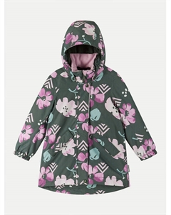 Пуховик стандартного кроя, зеленый Reima