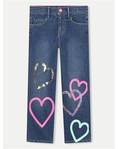 Джинсы обычного кроя, синий Billieblush