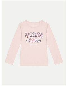 Блуза стандартного кроя, розовый Guess