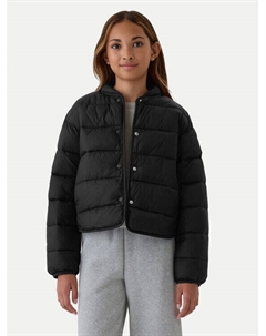 Пуховик стандартного кроя, черный Gap