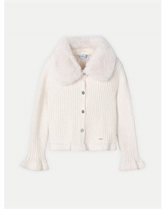 Кардиган стандартного кроя, экрю Mayoral