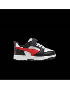 Кроссовки Rebound V6 Low Toddler White Black Red, белый Puma