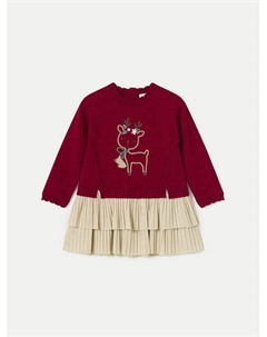 Платье на каждый день, стандартного кроя, красный Mayoral